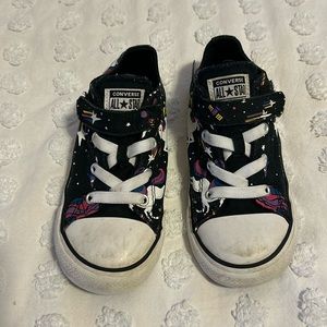 Unicorn and Rainbows Black Converse